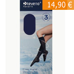 Bild 2 x Paar Stütz-Kniestrümpfe, matt-blau