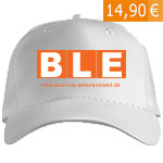Bild 1 x Baseball-Cap Weiß mit BLE-Logo