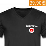 Bild 1 x T-Shirt, schwarz, V-Ausschnitt BLE-TV